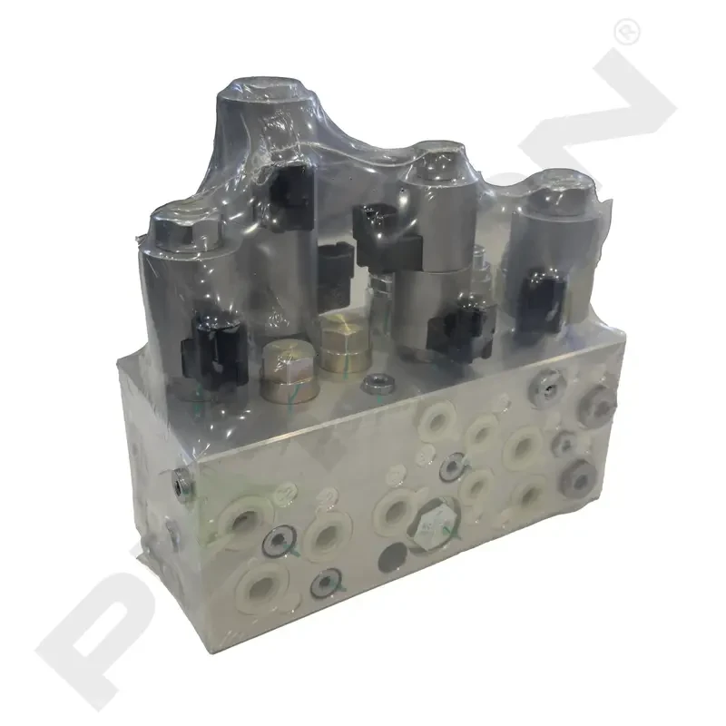 Çoklu Solenoidli Hidrolik Valf Manifoldu büyütülmüş görünüm
